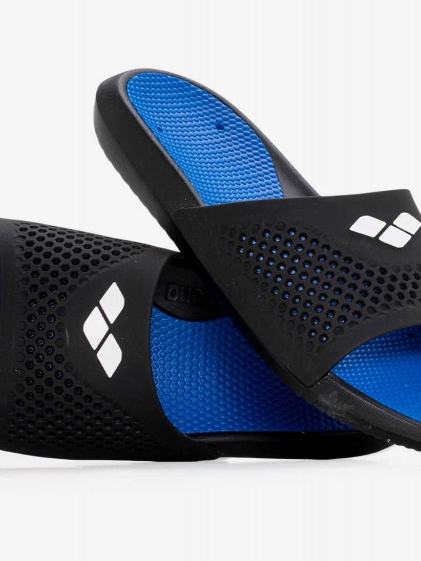 Chanclas Arena Bruno Negras y Azules