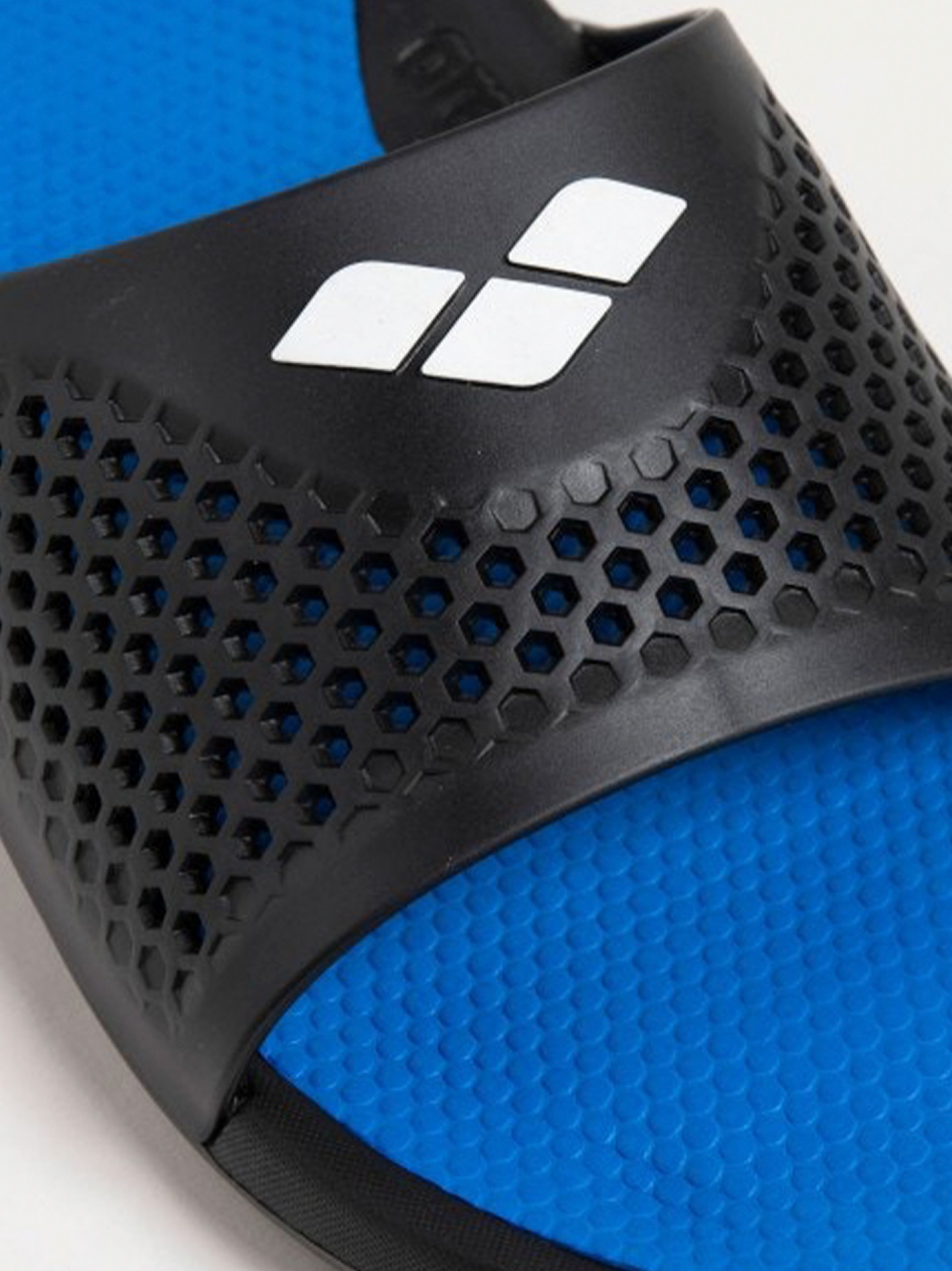 Arena Bruno Black and Blue Slides