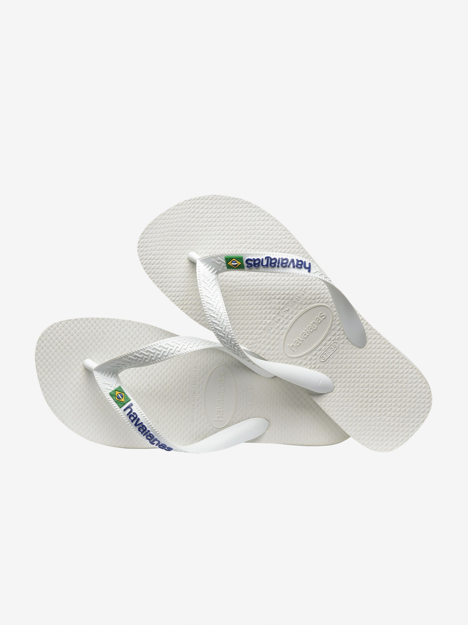 Chinelos Havaianas Brasil Logo Brancos