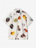 Carhartt WIP Jacob Rochester White Printed Shirt