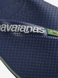 Chinelos Havaianas Brasil Logo Azuis