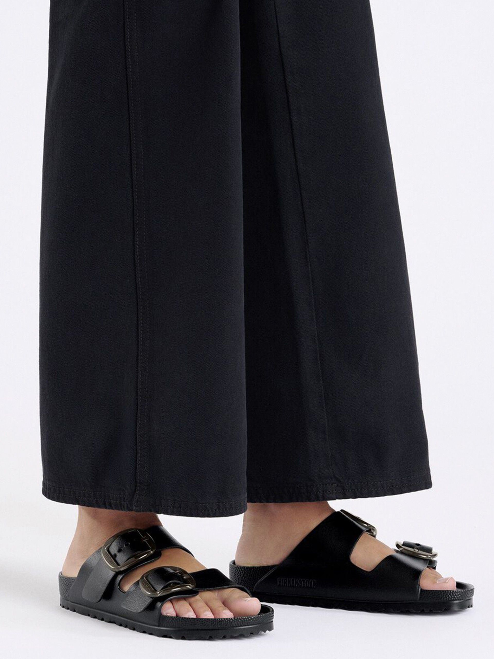 Birkenstock Arizona Big Buckle Eva Black Slides