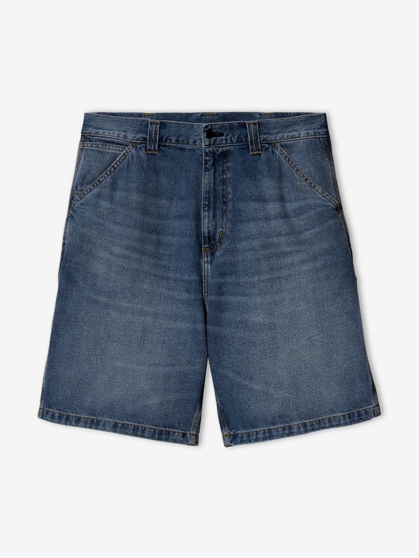 Carhartt WIP OG Single Knee Blue Denim Shorts