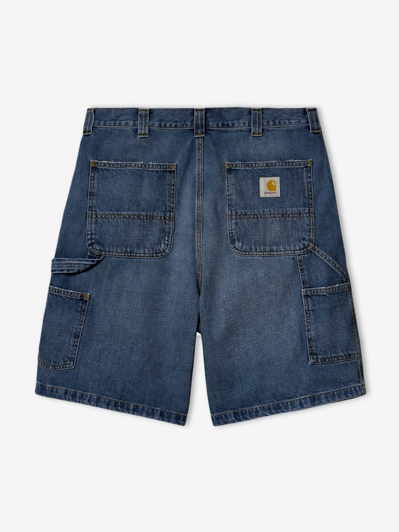 Carhartt WIP OG Single Knee Blue Denim Shorts