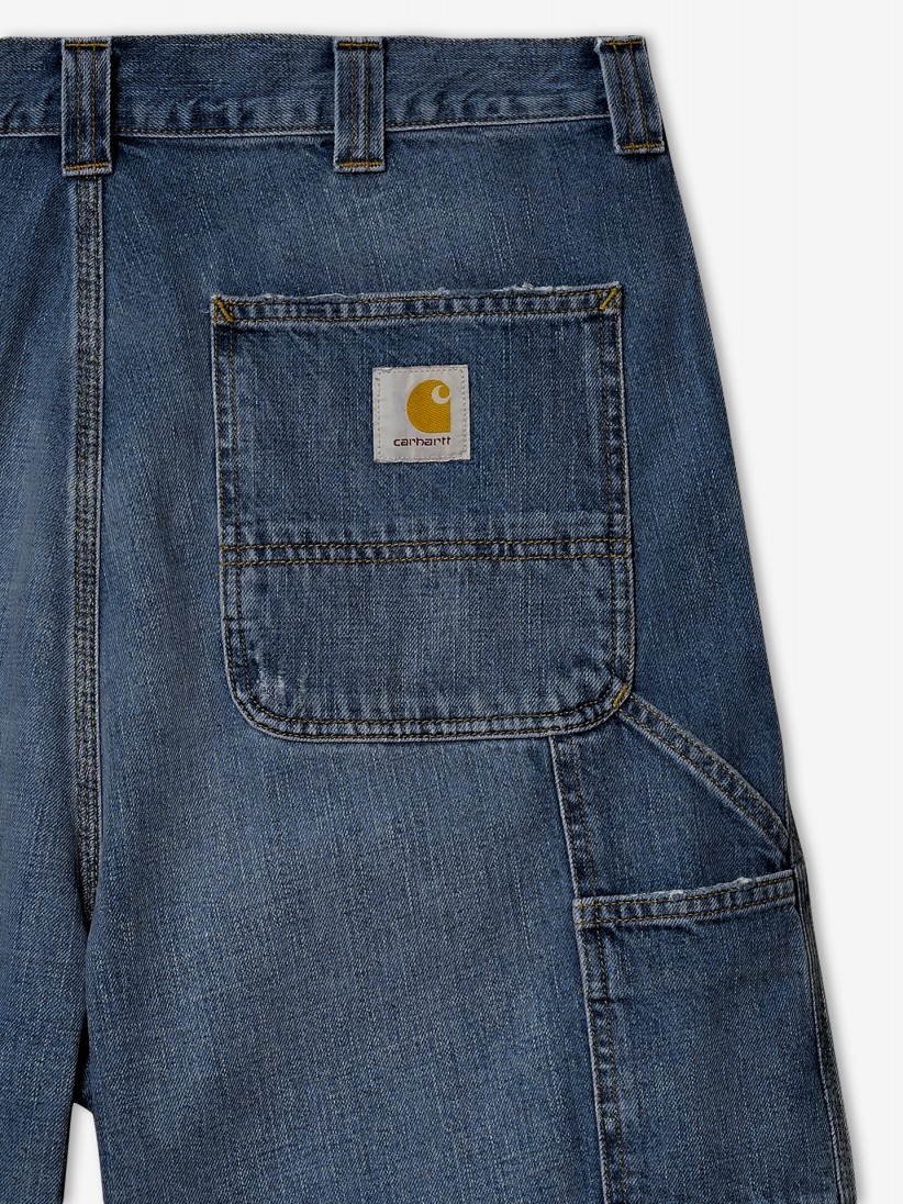 Carhartt WIP OG Single Knee Blue Denim Shorts