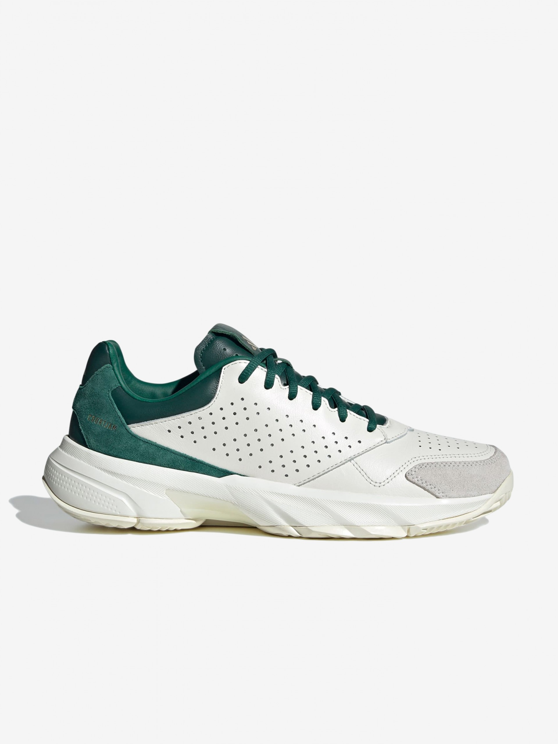 Sapatilhas Adidas Courtjam Control 3 M Brancas e Verdes