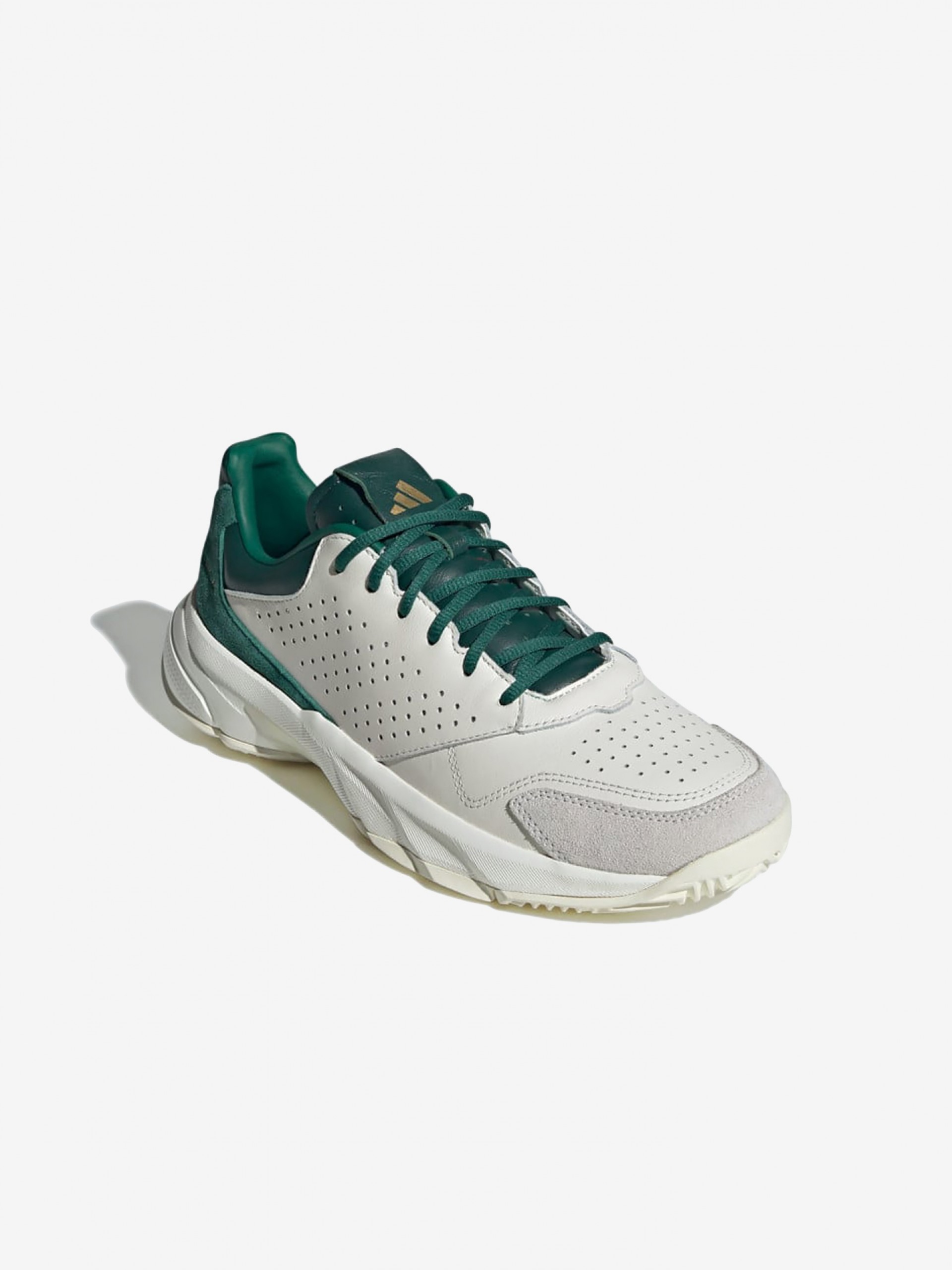Sapatilhas Adidas Courtjam Control 3 M Brancas e Verdes