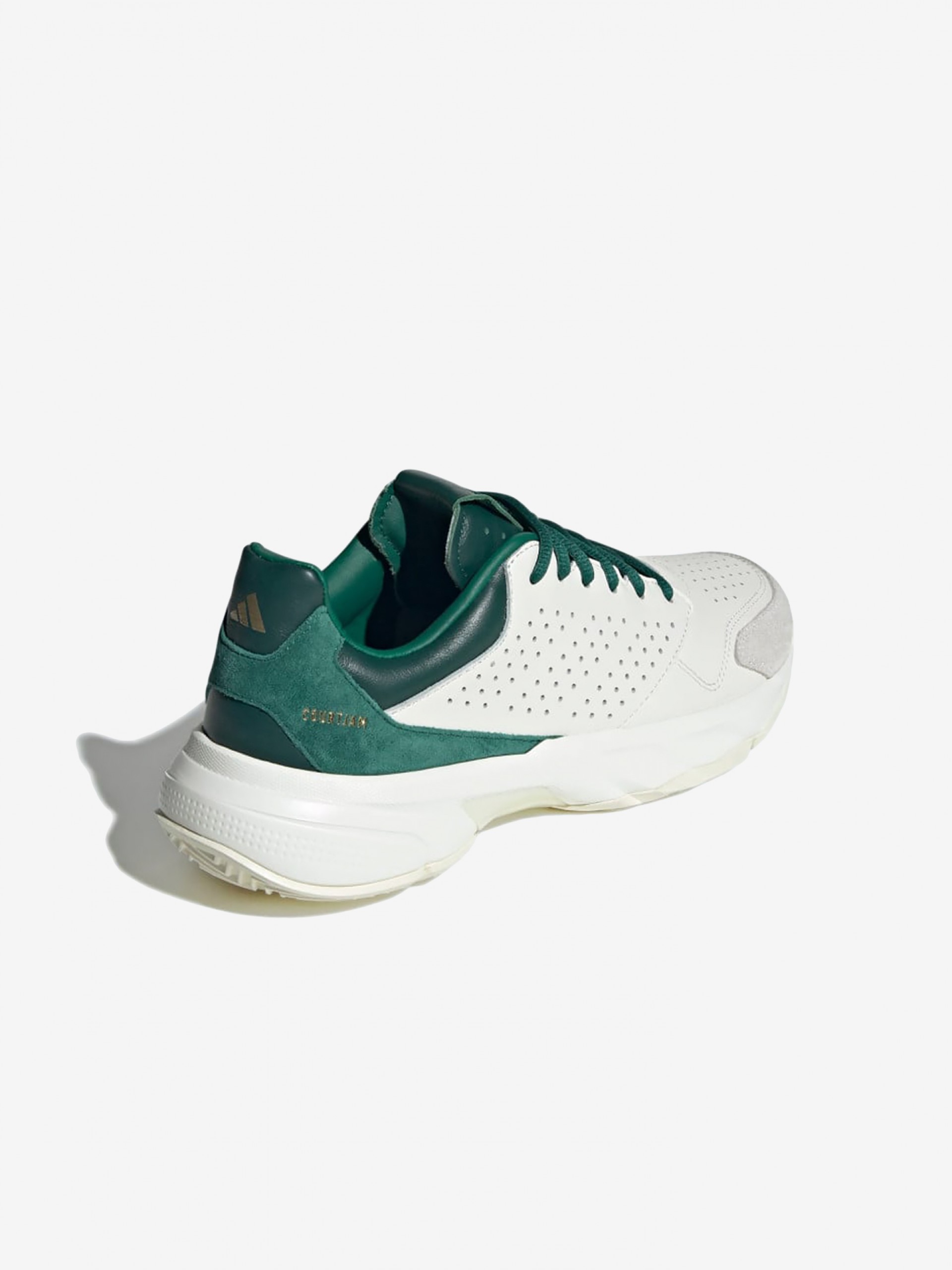 Sapatilhas Adidas Courtjam Control 3 M Brancas e Verdes