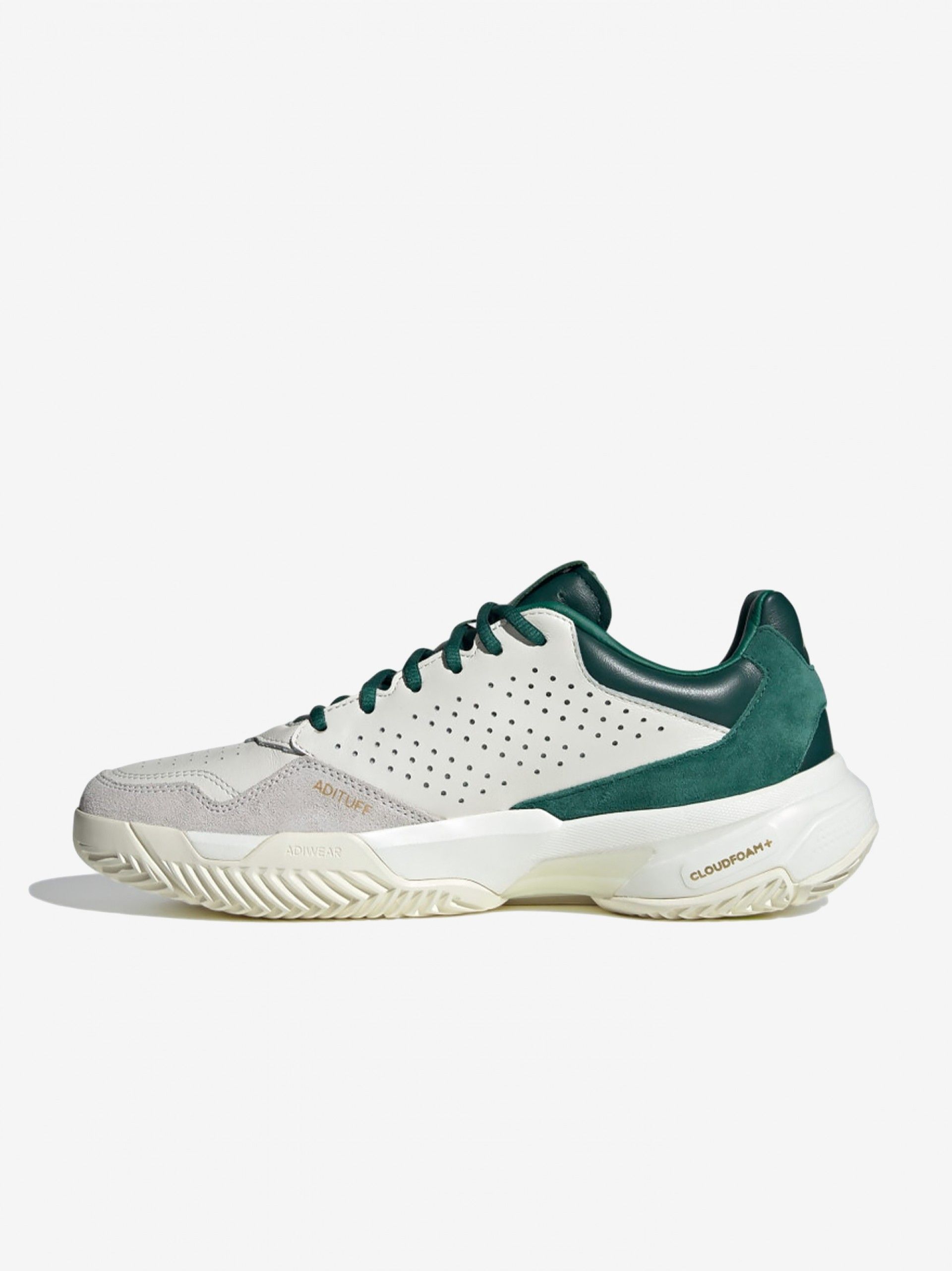 Sapatilhas Adidas Courtjam Control 3 M Brancas e Verdes