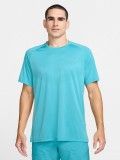 T-shirt de Running Nike Stride Dri-FIT ADV Azul Para Homem