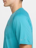T-shirt de Running Nike Stride Dri-FIT ADV Azul Para Homem