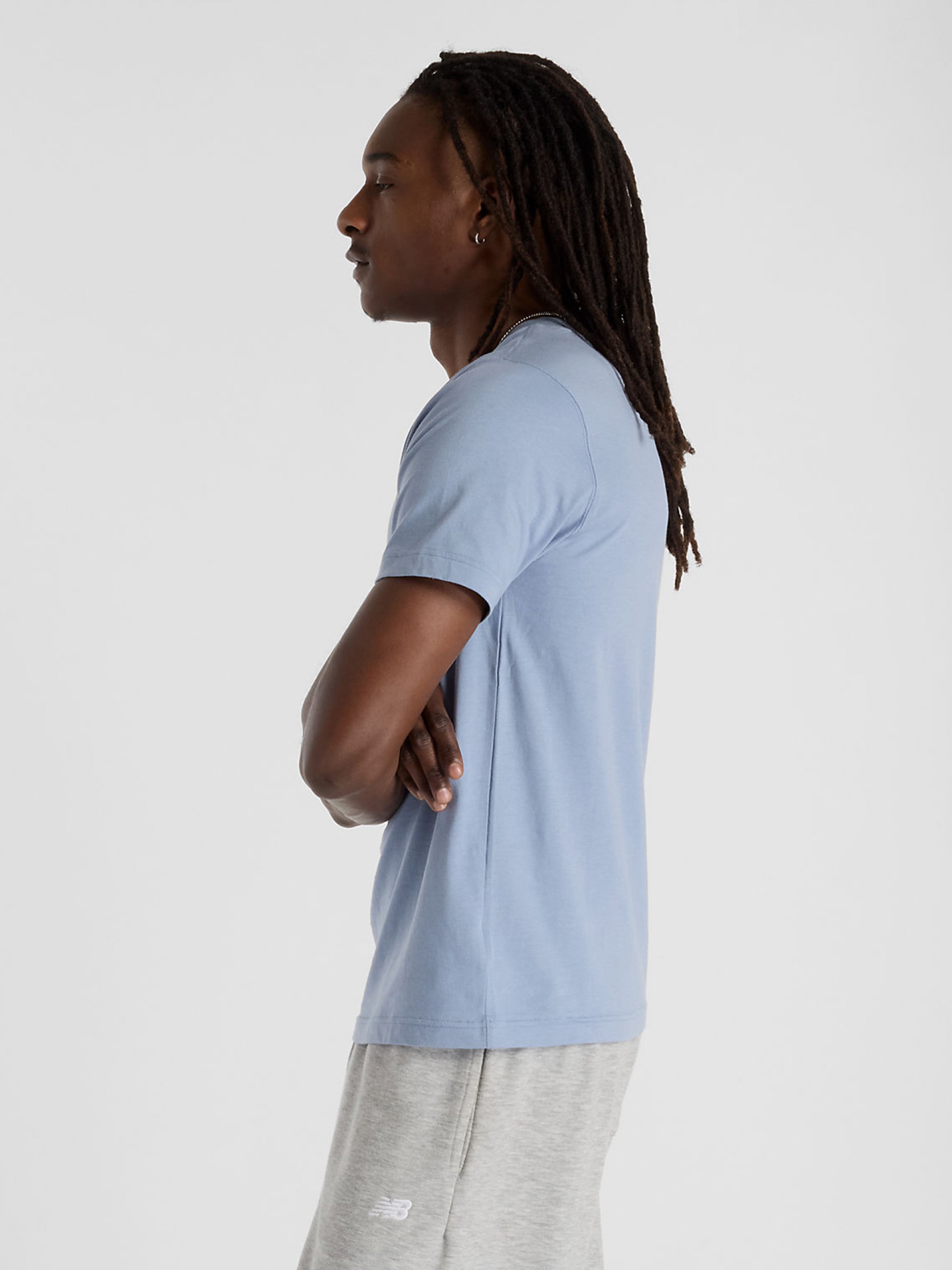 New Balance Sport Essentials Logo Blue T-shirt