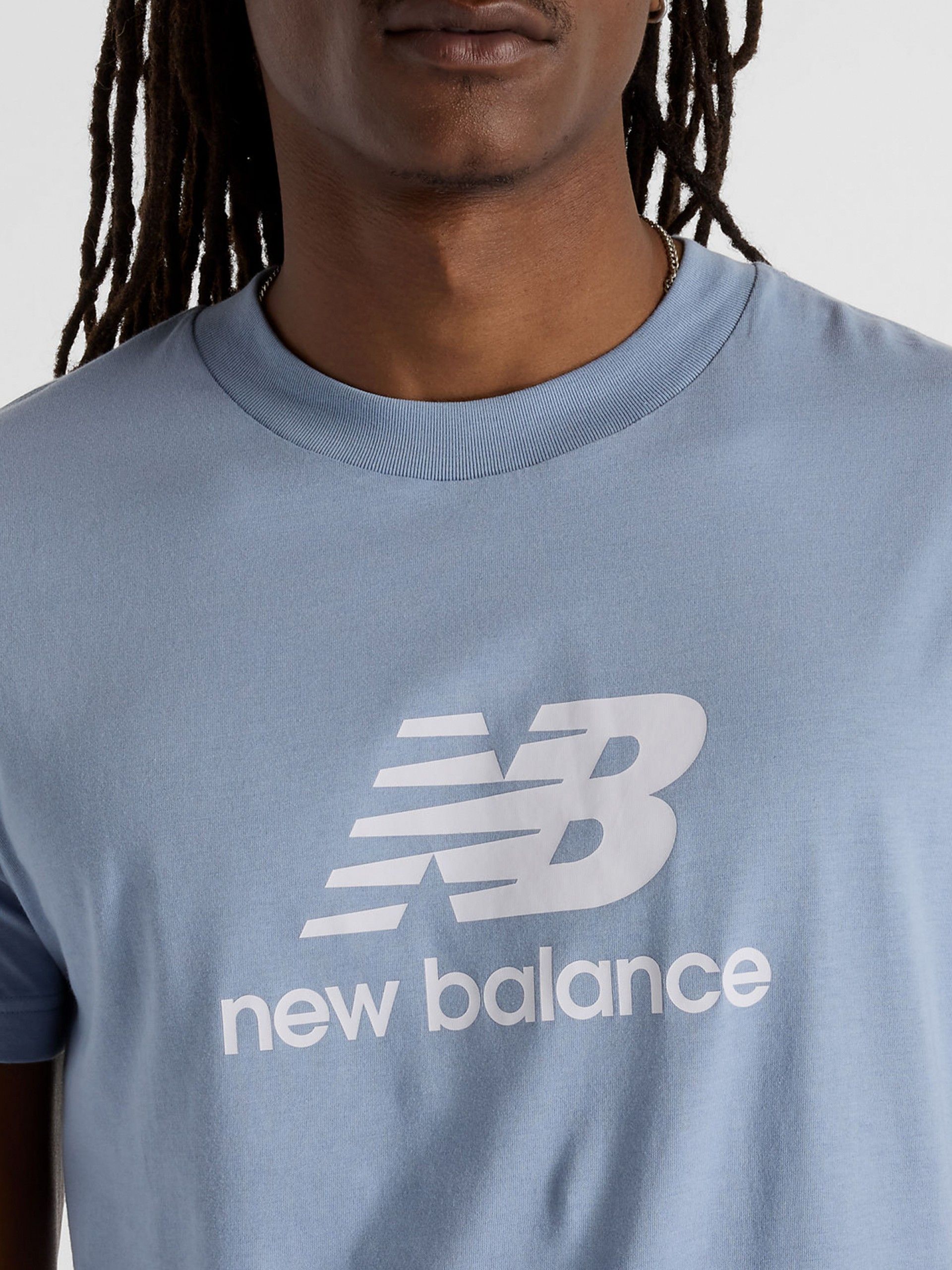 New Balance Sport Essentials Logo Blue T-shirt