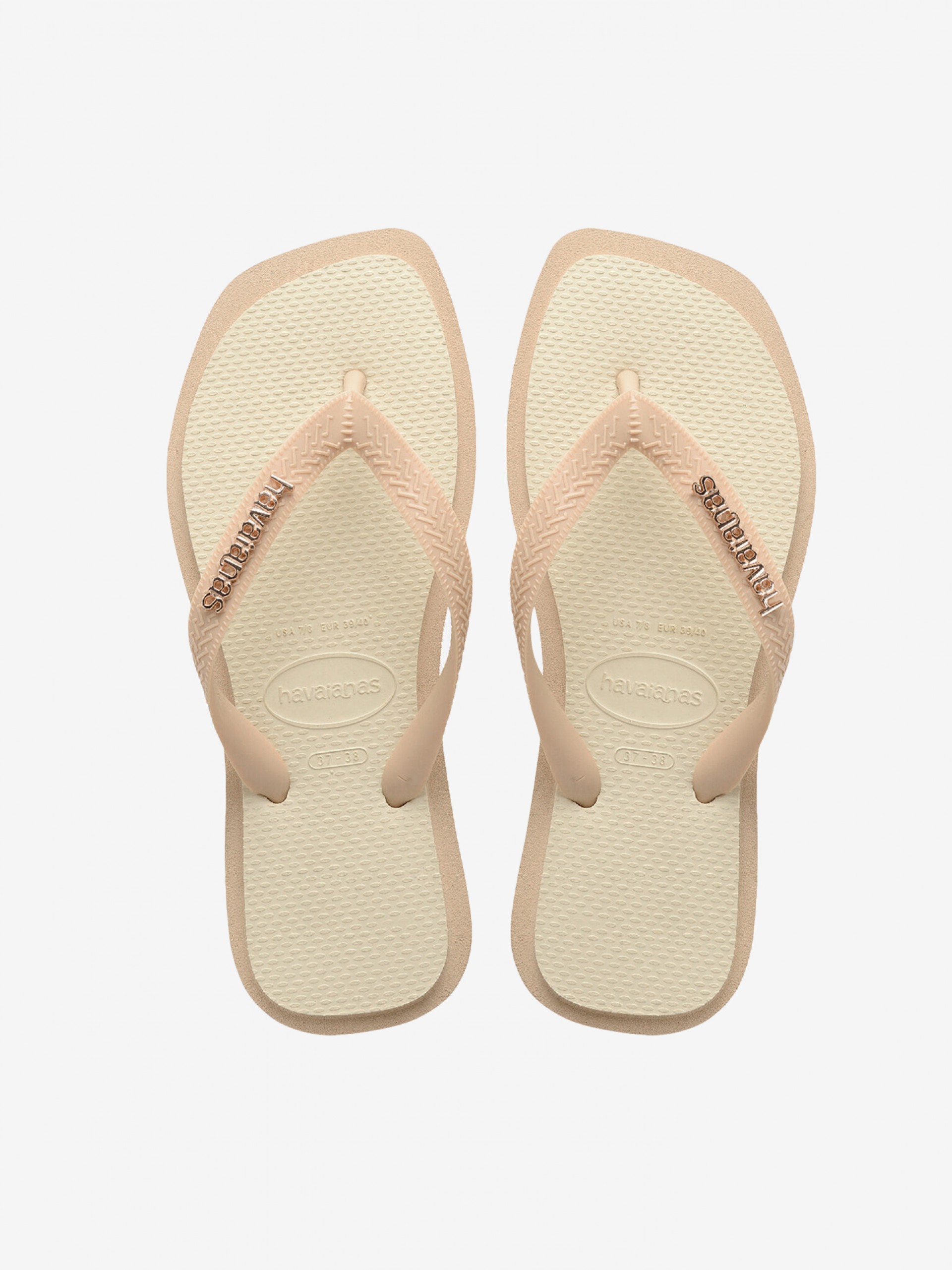 Havaianas Top Square Fusion Premium Beige Flip Flops