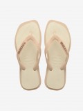 Chinelos Havaianas Top Square Fusion Premium Bege