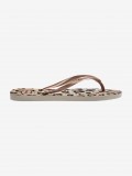 Chinelos Havaianas Slim Animals Bege