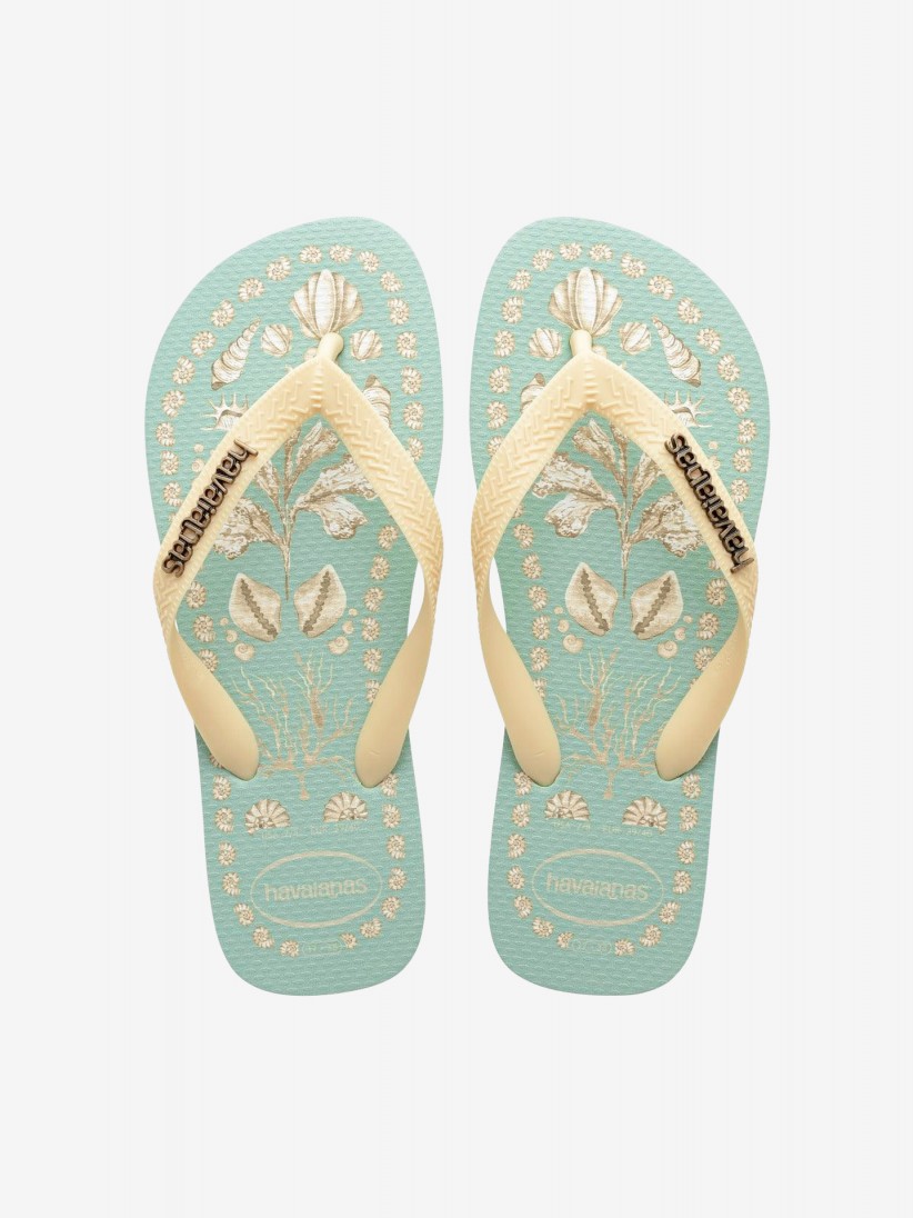 Chinelos Havaianas Top Tropicalia Vibes Verdes