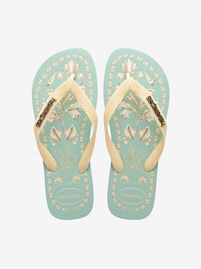 Chinelos Havaianas Top Tropicalia Vibes Verdes
