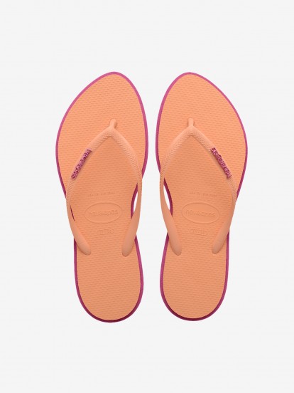Havaianas Slim Point Orange Flip Flops