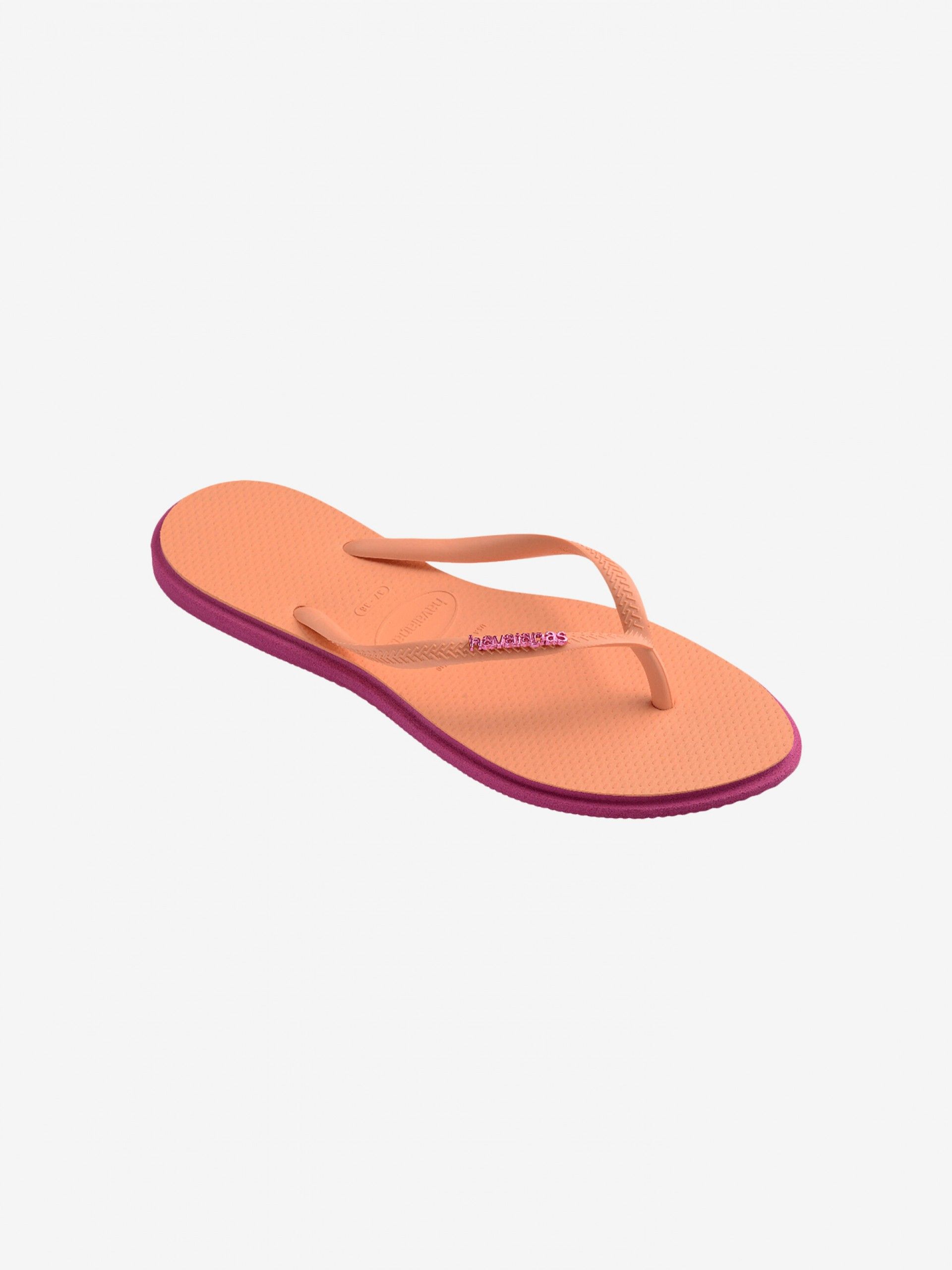 Chinelos Havaianas Slim Point Laranja