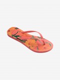 Chinelos Havaianas Slim Tropical Laranja