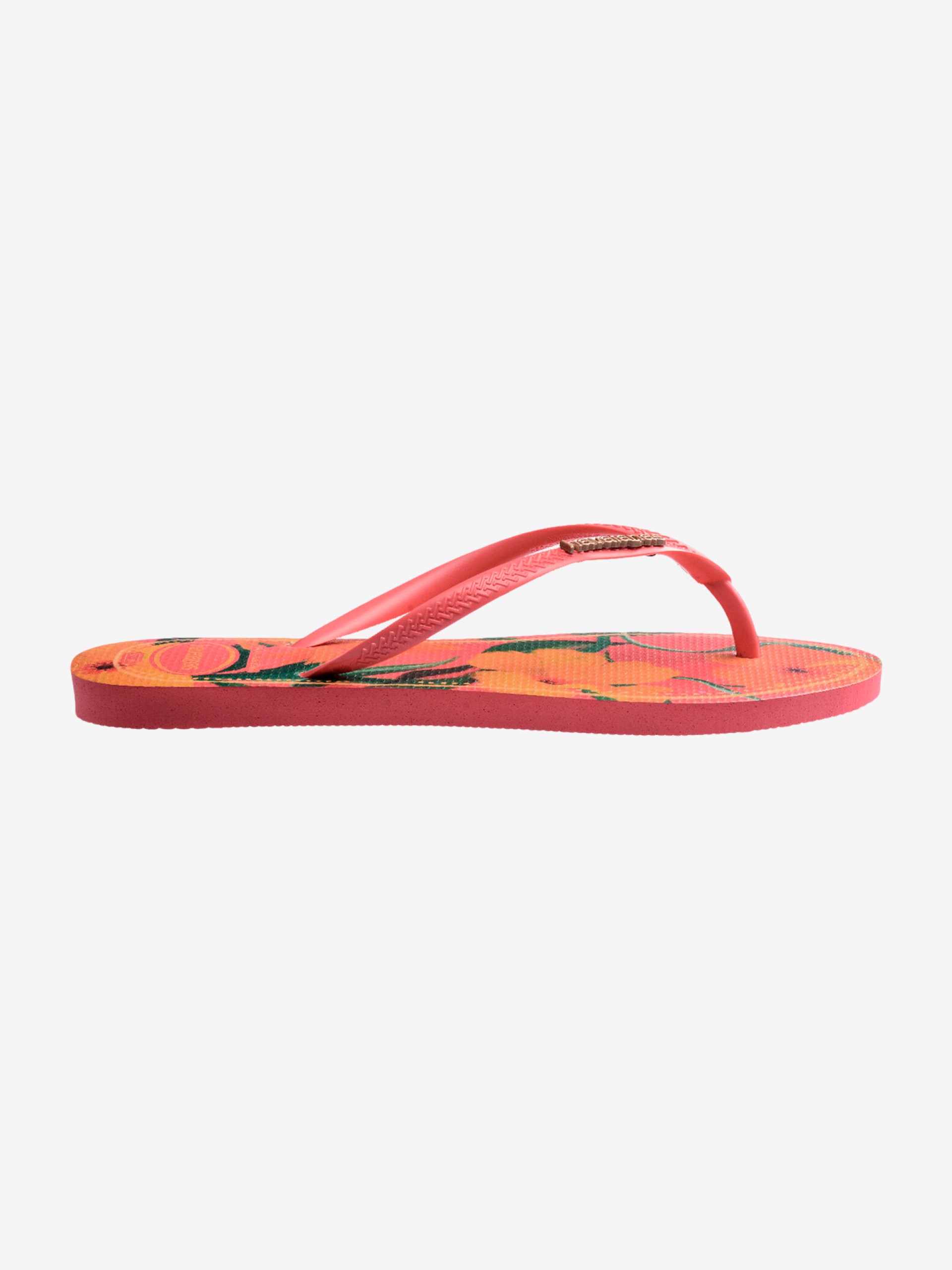 Chinelos Havaianas Slim Tropical Laranja