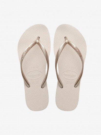 Chanclas Havaianas Slim Flatform Beige