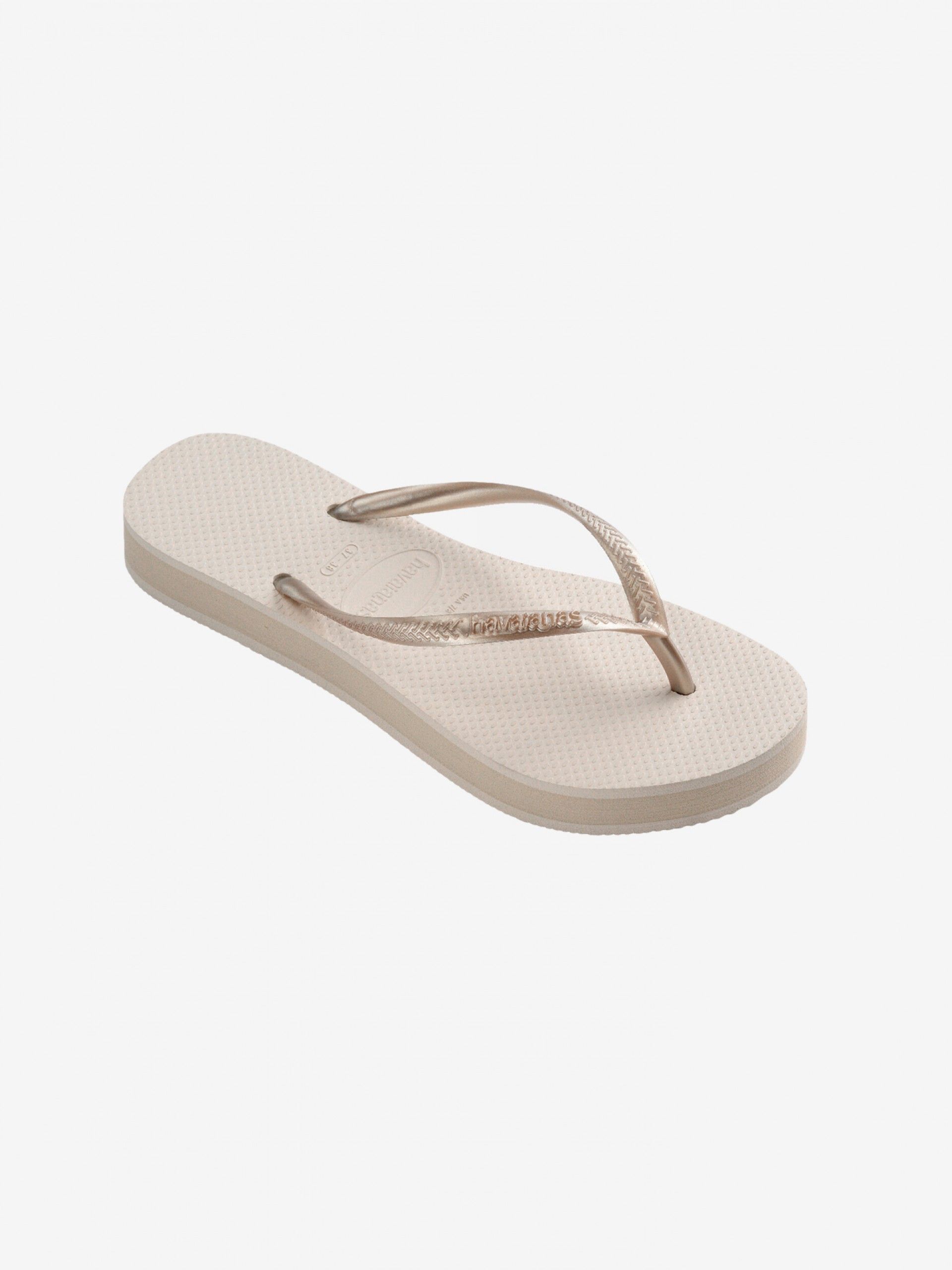 Chinelos Havaianas Slim Flatform Bege