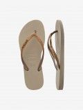 Chanclas Havaianas Slim Glitter II Doradas