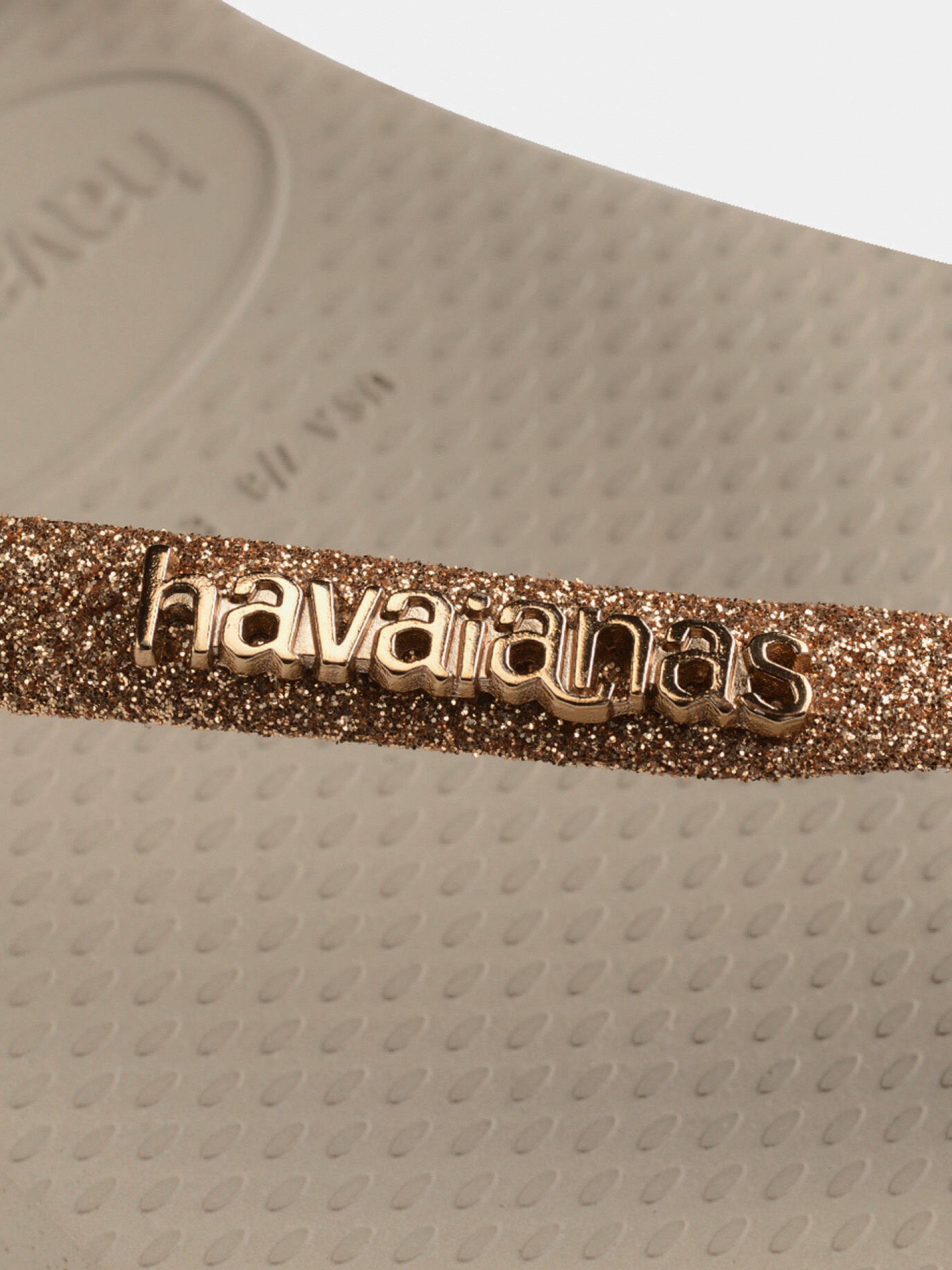 Chinelos Havaianas Slim Glitter II Dourados