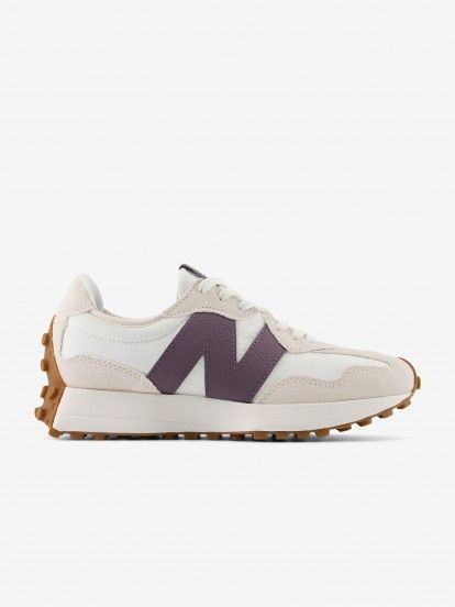 New Balance WS327 V1 White and Purple Sneakers
