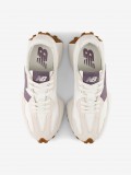New Balance WS327 V1 White and Purple Sneakers