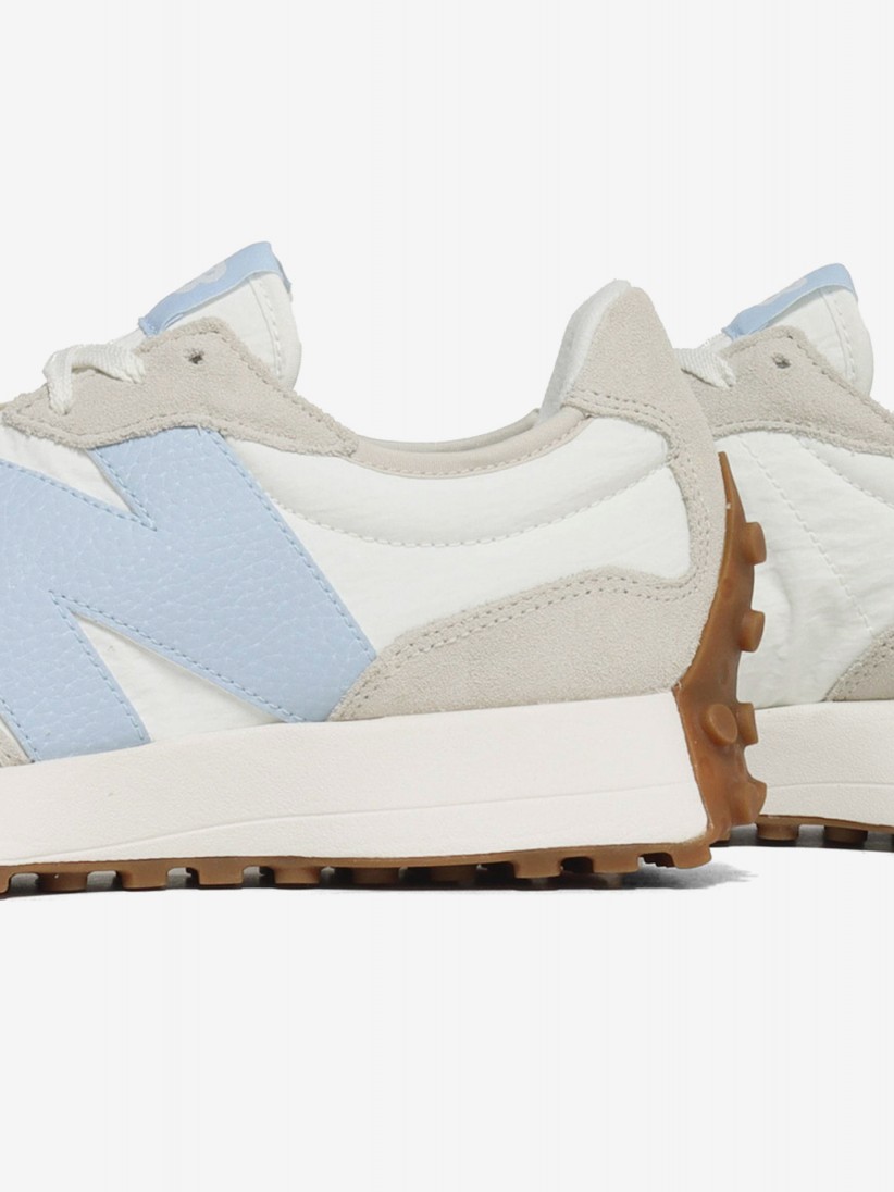 New Balance WS327 V1 White and Blue Sneakers