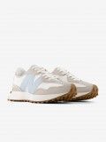 New Balance WS327 V1 White and Blue Sneakers