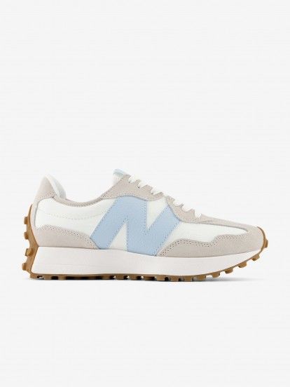 New Balance WS327 V1 White and Blue Sneakers