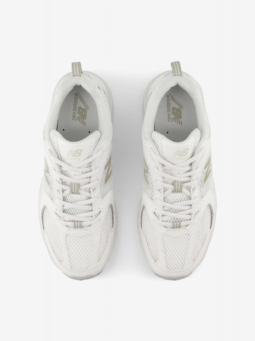 Sapatilhas New Balance 530 V1 Brancas e Verdes