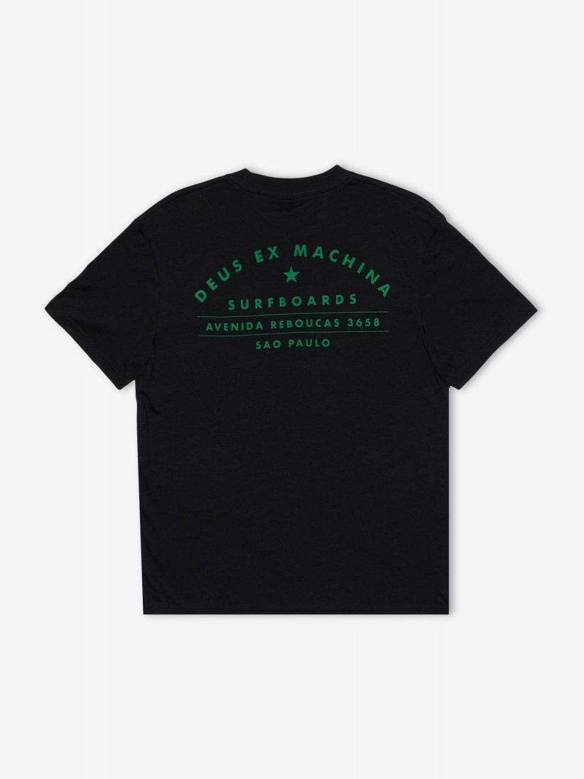 T-shirt Deus Ex Machina So Paulo Surf Address Preta