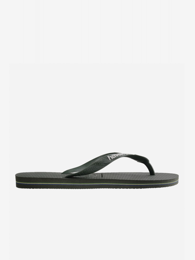 Chinelos Havaianas Brasil Logo Verdes