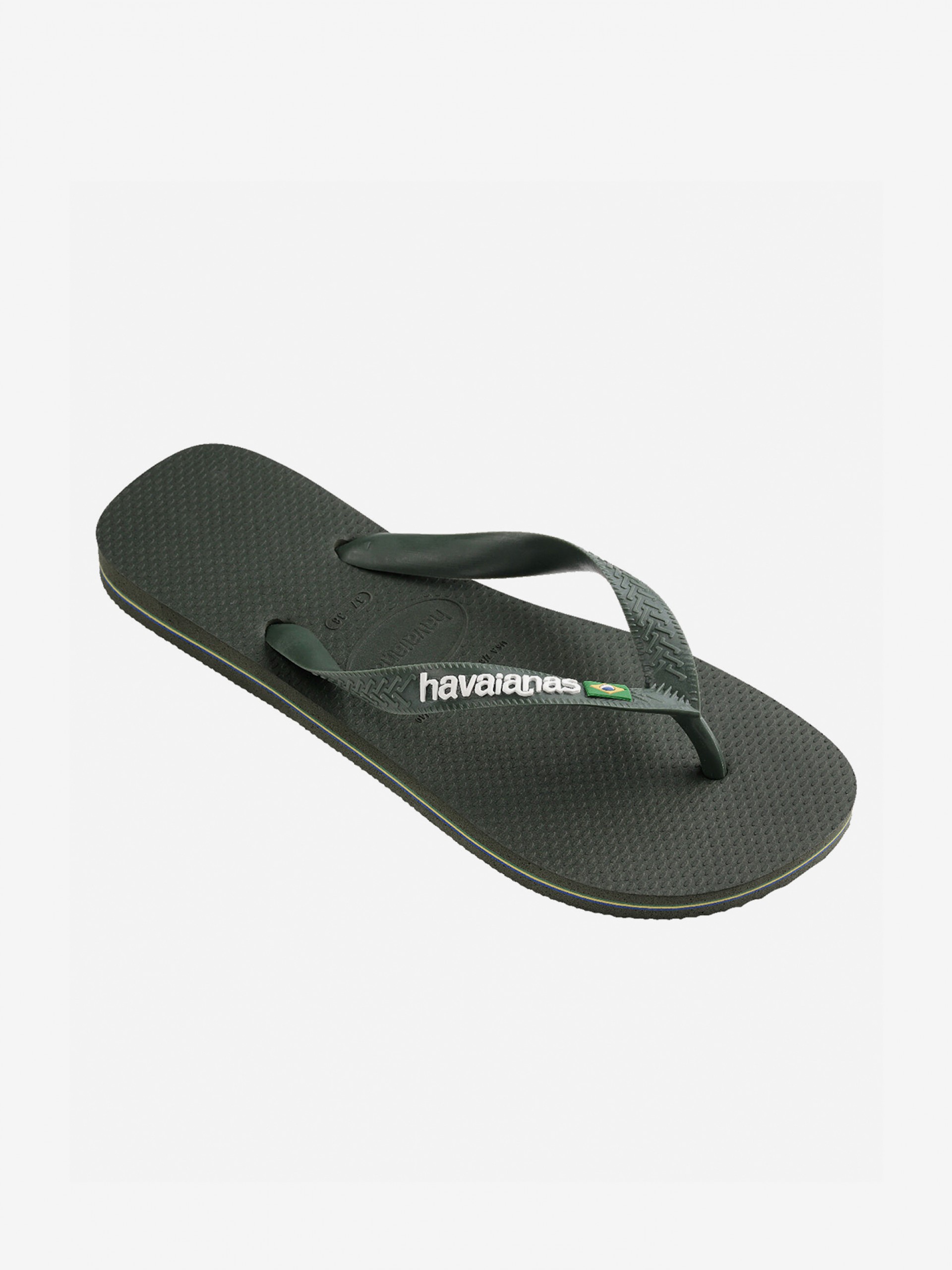 Chinelos Havaianas Brasil Logo Verdes