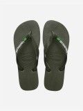 Chinelos Havaianas Brasil Logo Verdes