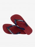 Chinelos Havaianas Brasil Logo Vermelhos