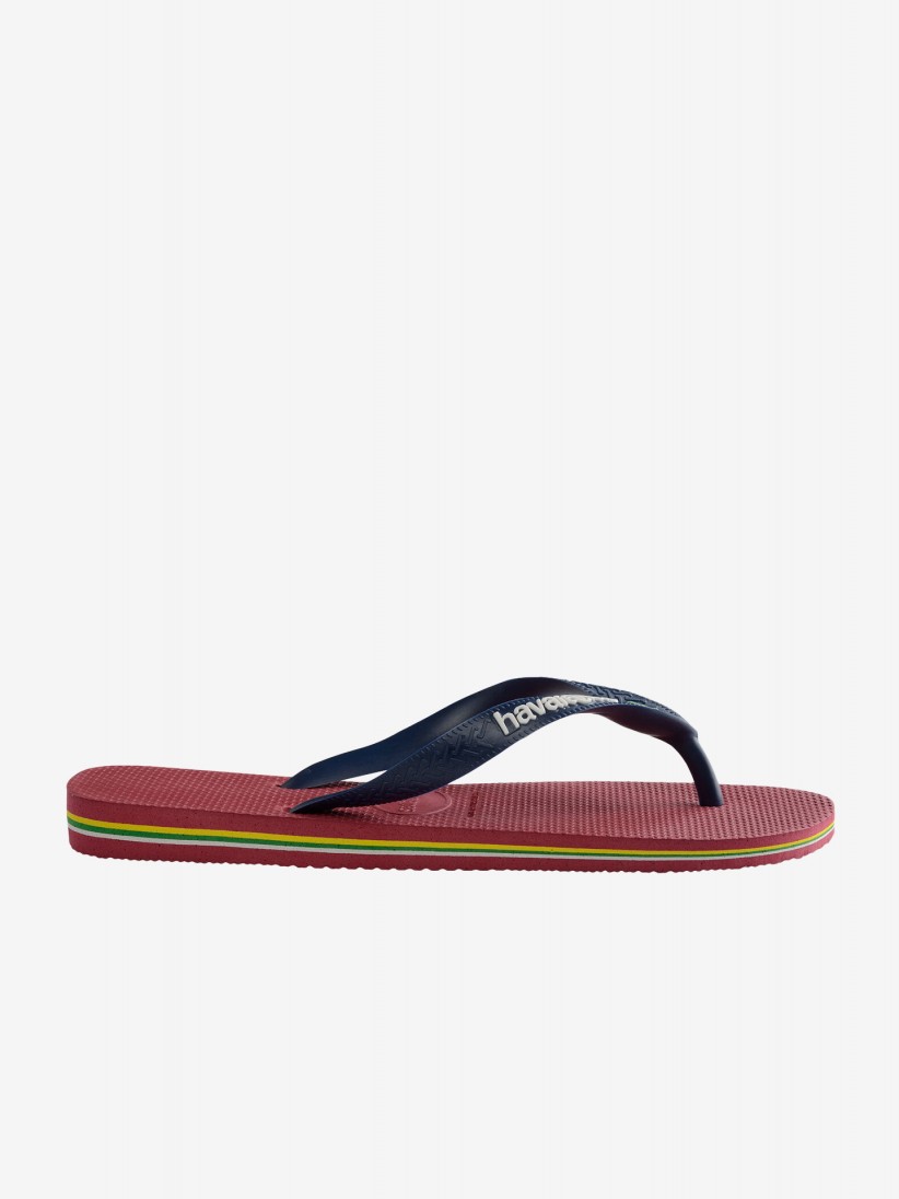 Chinelos Havaianas Brasil Logo Vermelhos