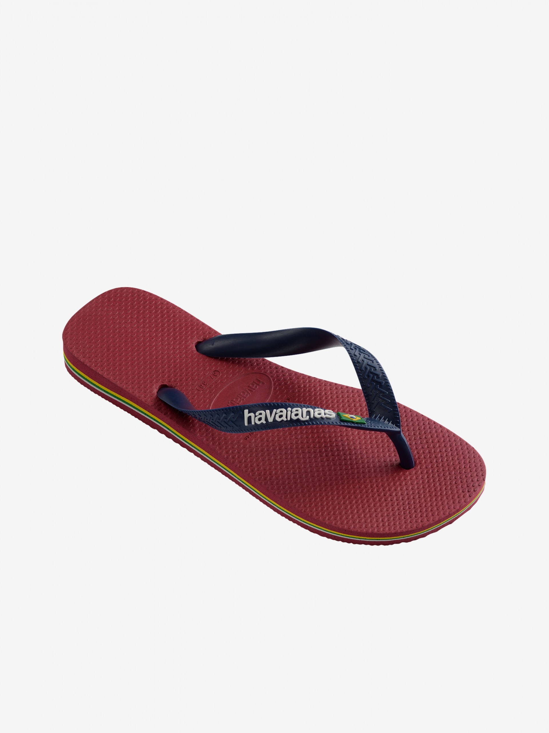 Chinelos Havaianas Brasil Logo Vermelhos