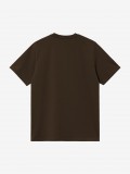 T-shirt Carhartt WIP Script Embroidery Castanha
