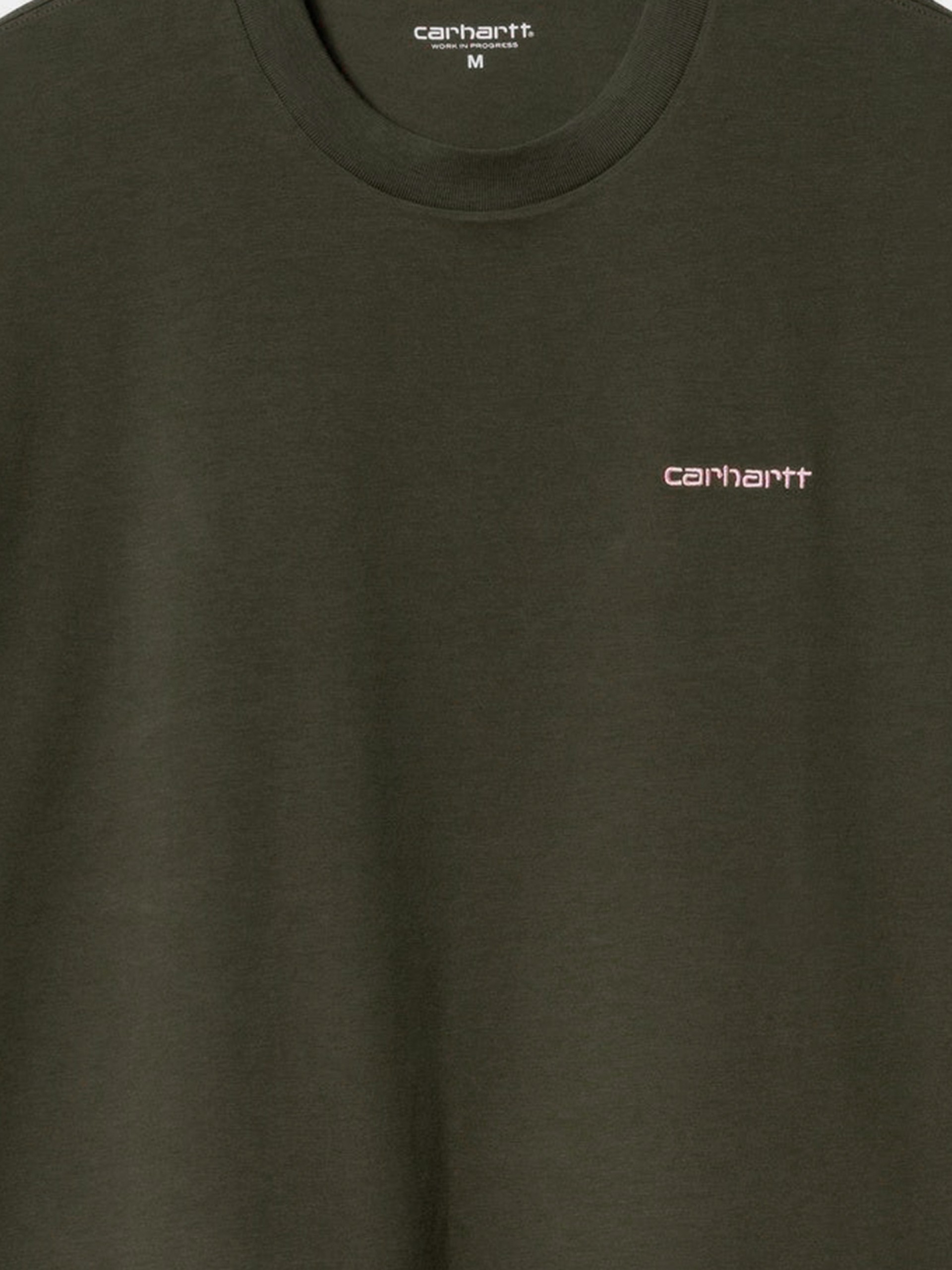 Carhartt WIP Script Embroidery Green T-shirt