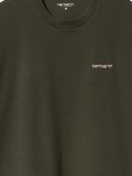T-shirt Carhartt WIP Script Embroidery Verde