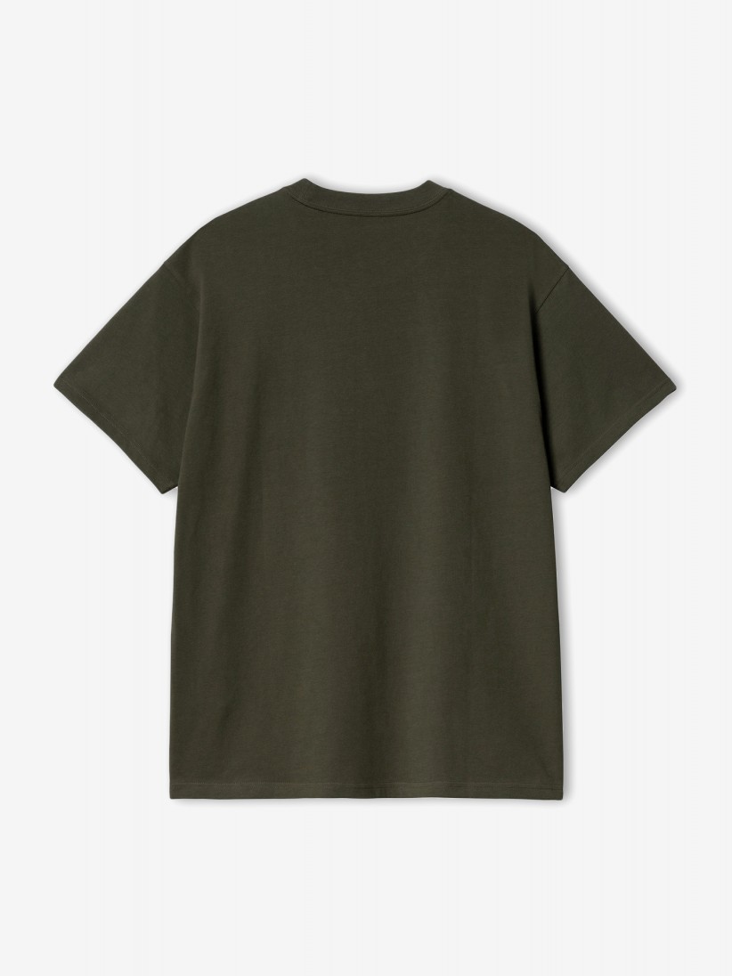 T-shirt Carhartt WIP Script Embroidery Verde
