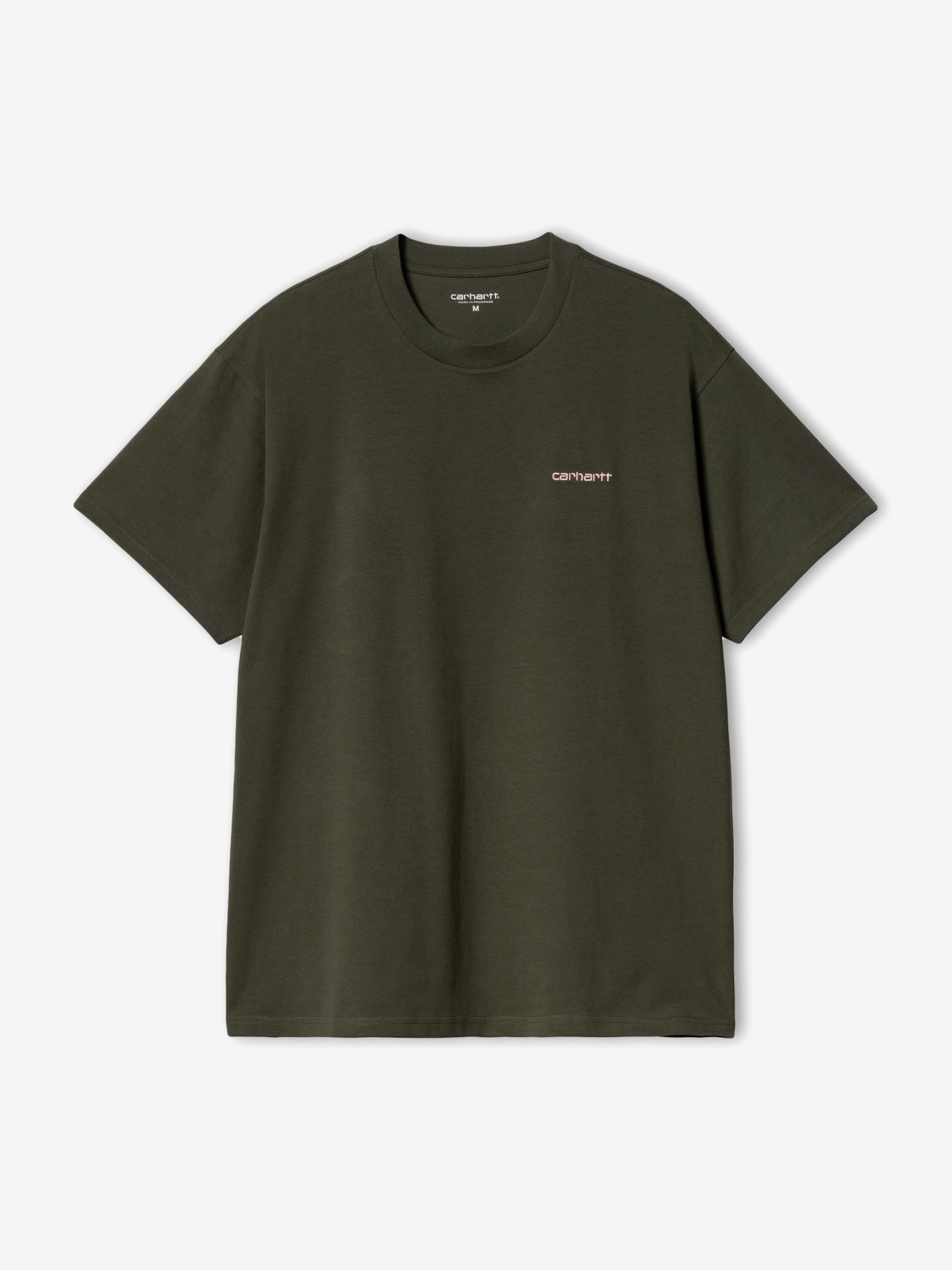 Carhartt WIP Script Embroidery Green T-shirt