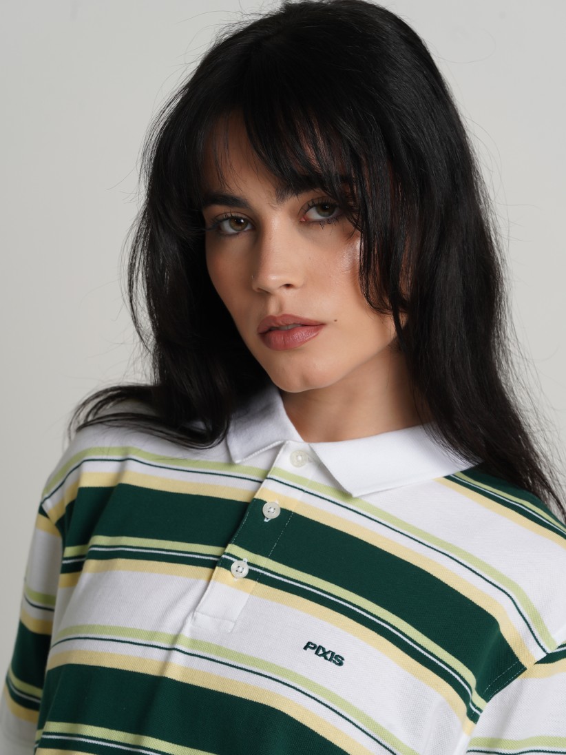 Pixis Orly Striped Polo Shirt