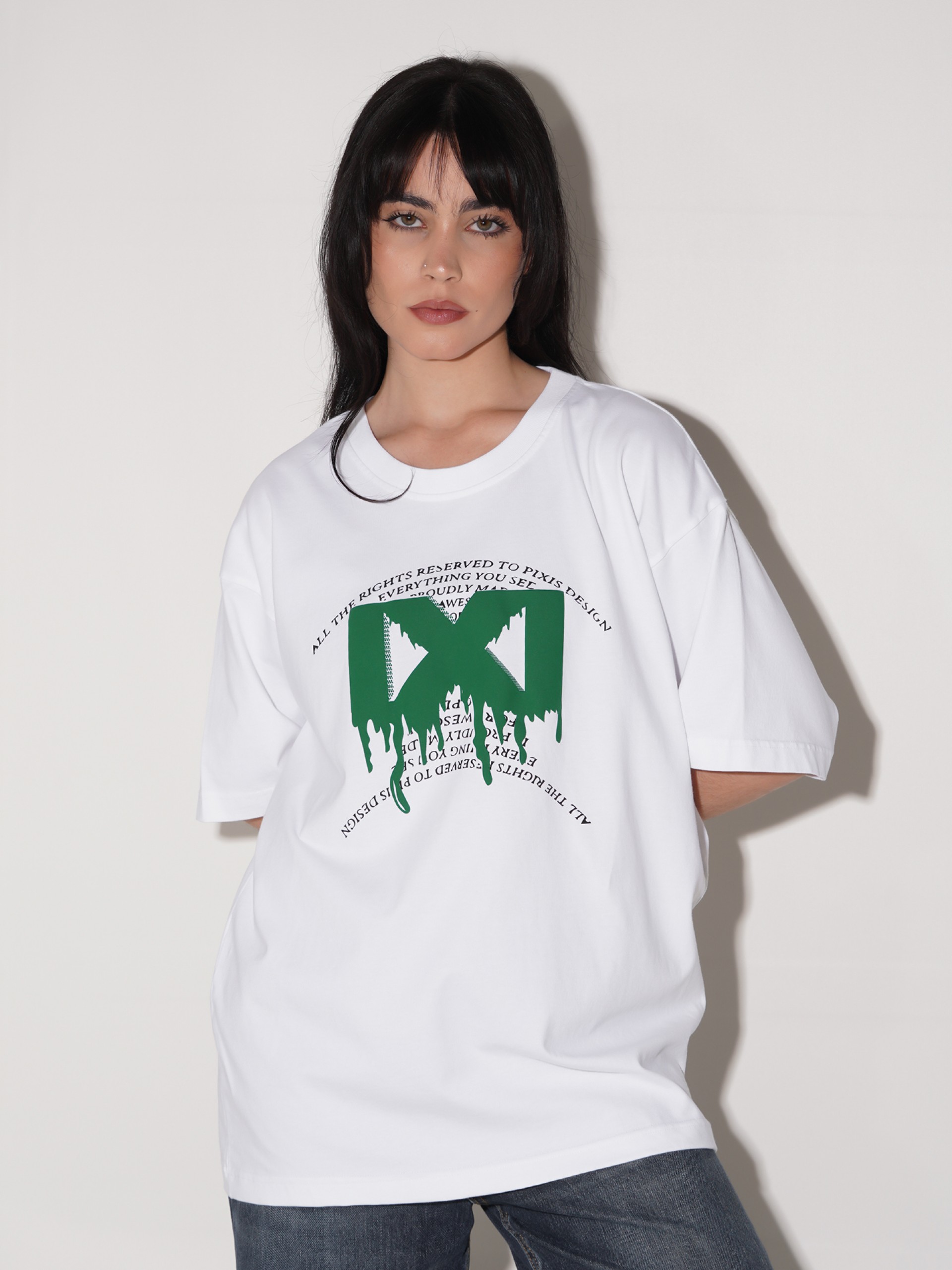 Pixis Da Vinci White T-shirt